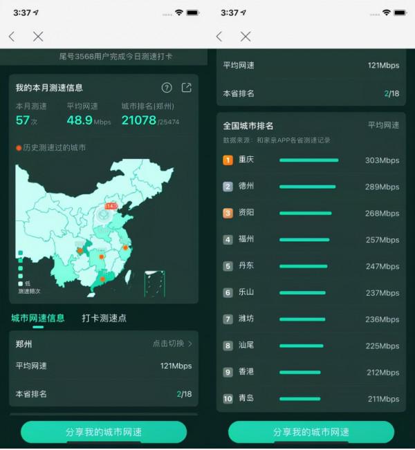 移動愛家 - 帶你瞭解一鍵測速