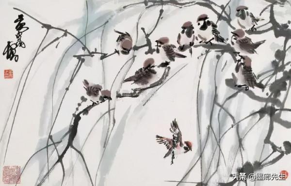 齊白石、徐悲鴻、黃胄三位大師畫麻雀各有品味 齊白石、徐悲鴻、黃胄三位大師畫麻雀各有品味