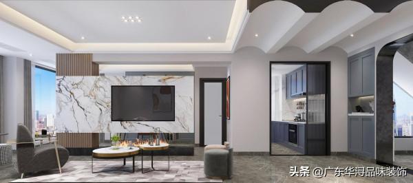 160平米現代輕奢風,多重設計元素,混搭出時尚效果 160平米現代輕奢風,多重設計元素,混搭出時尚效果