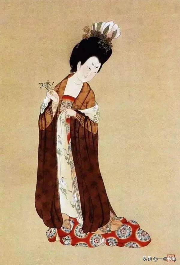 《簪花仕女圖》設色步驟分解 《簪花仕女圖》設色步驟分解