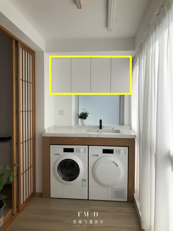 陽臺側面有窗，洗衣櫃這5種佈局，有點生活經驗都知道實打實好用