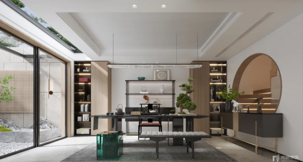 金色寶坻500m²|淡薄隨性，在閒寂質樸的空間中領略歲月的沉靜逸趣