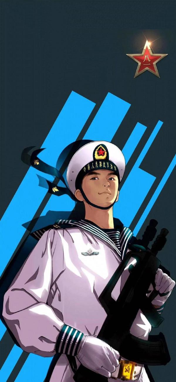 硬核軍人手機桌布：青春有很多樣子，很慶幸青春裡有穿軍裝的樣子