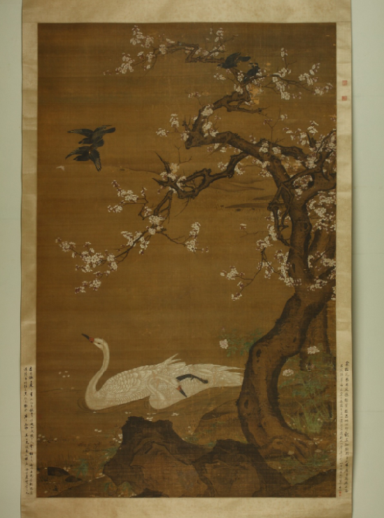 這幅畫是一個錦衣衛畫的，你信嗎？——明呂紀梅花天鵝圖軸 | 棟棟娜娜說文物（66）