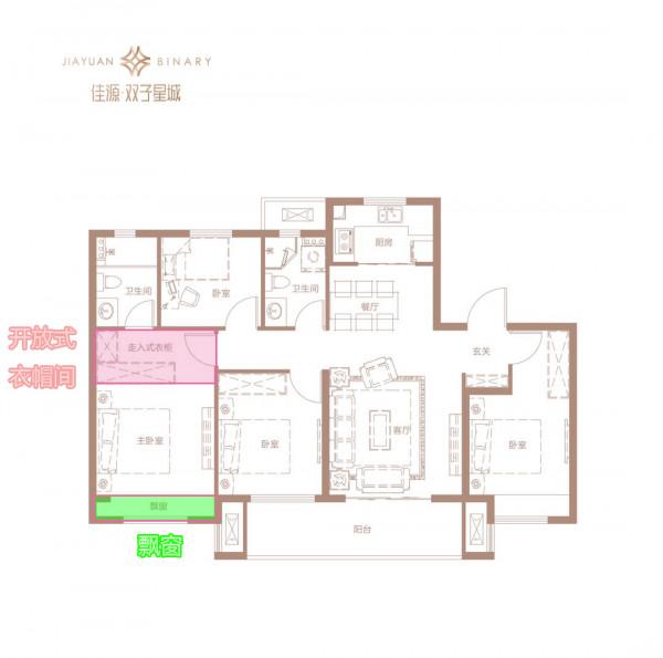 大大大!膠州灣科創新區129平大戶型賞析 大大大!膠州灣科創新區129平大戶型賞析