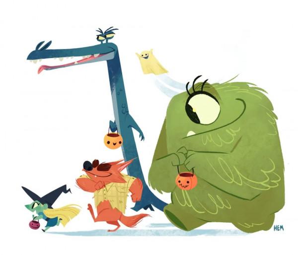 她筆下的畫就和迪士尼動畫一樣治癒 她筆下的畫就和迪士尼動畫一樣治癒