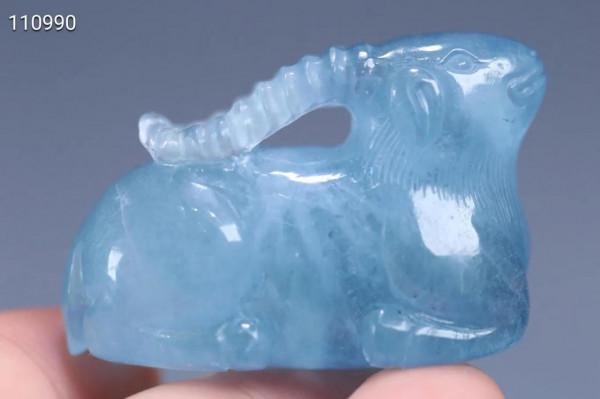 海藍寶石生肖羊 海藍寶石生肖羊
