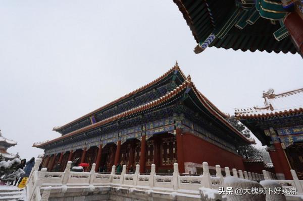 景山壽皇殿，被低估的雪景拍攝地，沒有約到故宮，來這裡