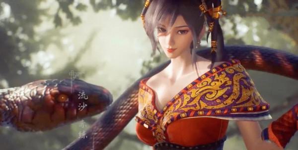 《新秦時明月》正式開播，赤練公主魅邪登場，赤鏈蛇腰帶讓人害怕