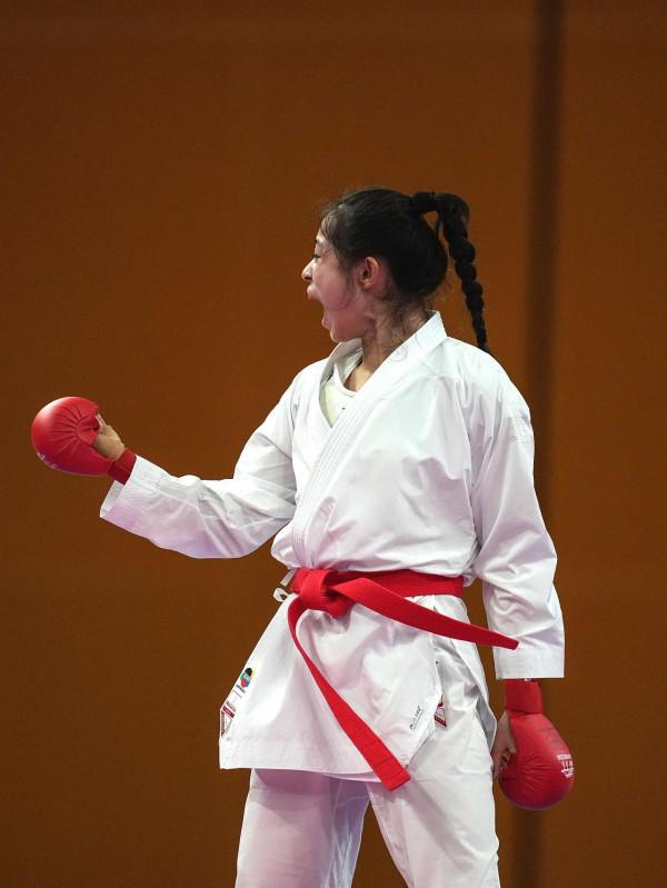 空手道——女子61公斤以上級決賽:龔莉奪冠 空手道——女子61公斤以上級決賽:龔莉奪冠