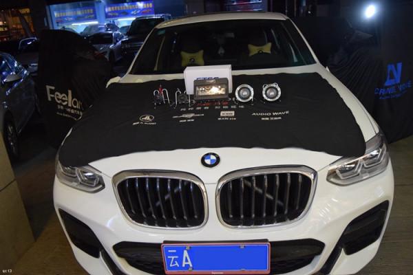 寶馬X4汽車音響升級義大利史泰格音響，音質通透悅耳！昆明發燒友