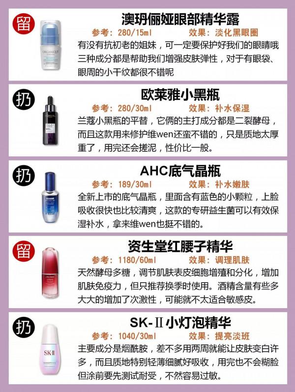 你的精華是扔還是留？