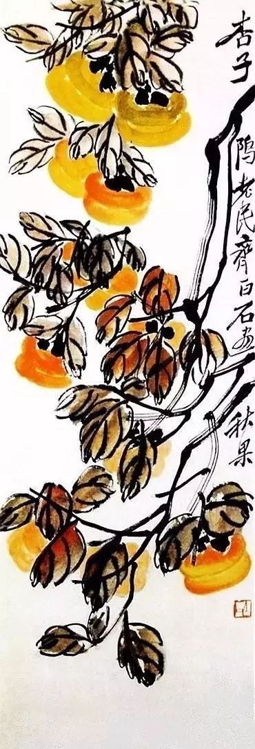 歲歲年年，“柿柿如意”丨國畫柿子