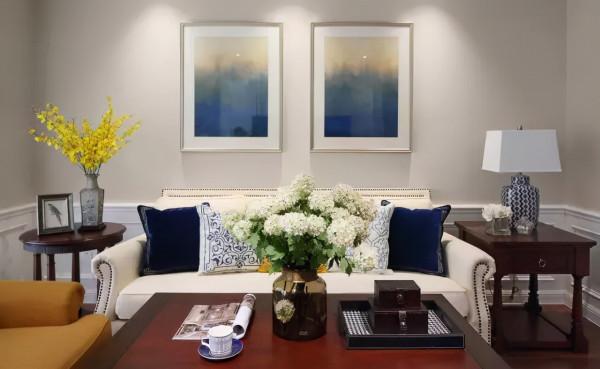 105平美式風三居室,鋼琴與內嵌式櫃子一同塞進牆裡 105平美式風三居室,鋼琴與內嵌式櫃子一同塞進牆裡