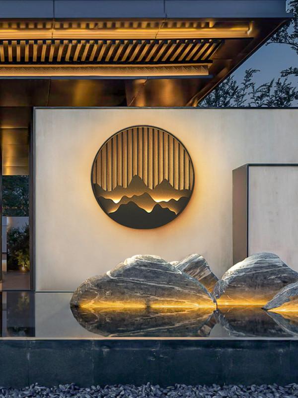 寶藏｜&OpenCurlyDoubleQuote;山水詩意&rdquo;戶外燈好有意境啊️