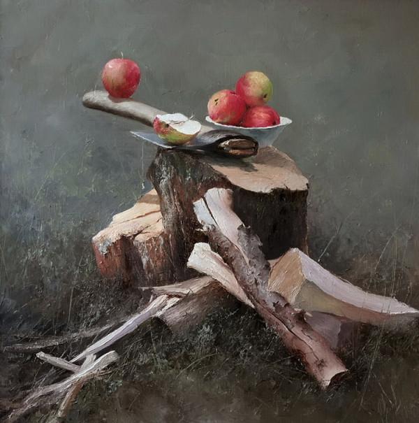 烏克蘭畫家克拉普赫的油畫，清新自然