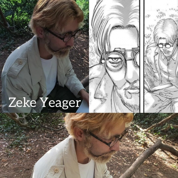 兵長看了都想砍！型男還原《巨人》吉克耶格爾名場面