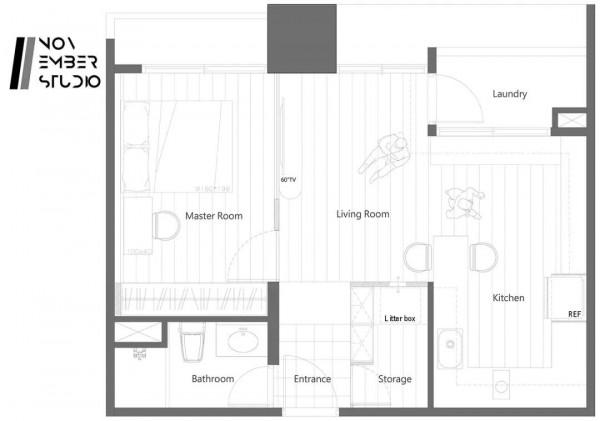 同樣是50㎡的家,為何他家開闊又高階,網友:佈局太關鍵了 同樣是50㎡的家,為何他家開闊又高階,網友:佈局太關鍵了