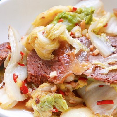 想要吃得健康，還是得吃大白菜燒牛肉