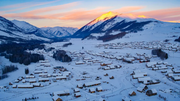 新疆剛下雪，小夥伴不淡定了：原來冬天的新疆是這樣的