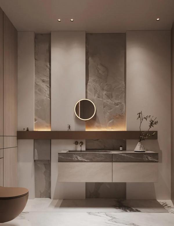 極簡頂層複式,素雅不失奢華 極簡頂層複式,素雅不失奢華