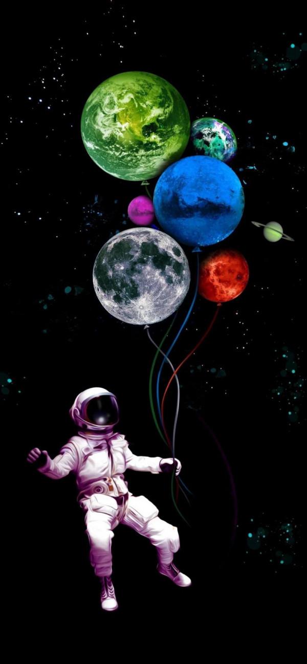 宇航員桌布｜總有一場相遇，帶著溫柔奔赴而來