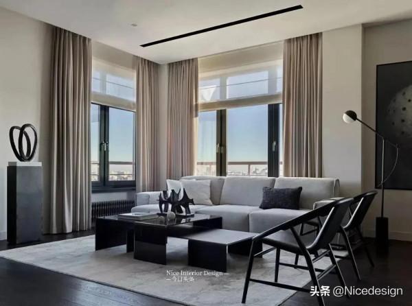 80平米灰米色用流暢的線條和極簡的風格營造平靜生活 80平米灰米色用流暢的線條和極簡的風格營造平靜生活