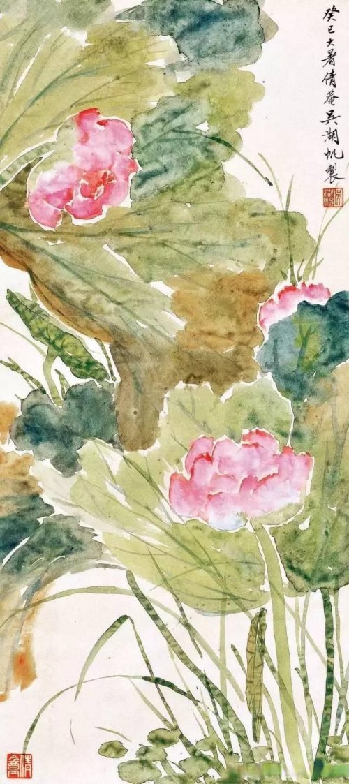 吳湖帆:他把荷花畫成了唐美人 吳湖帆:他把荷花畫成了唐美人