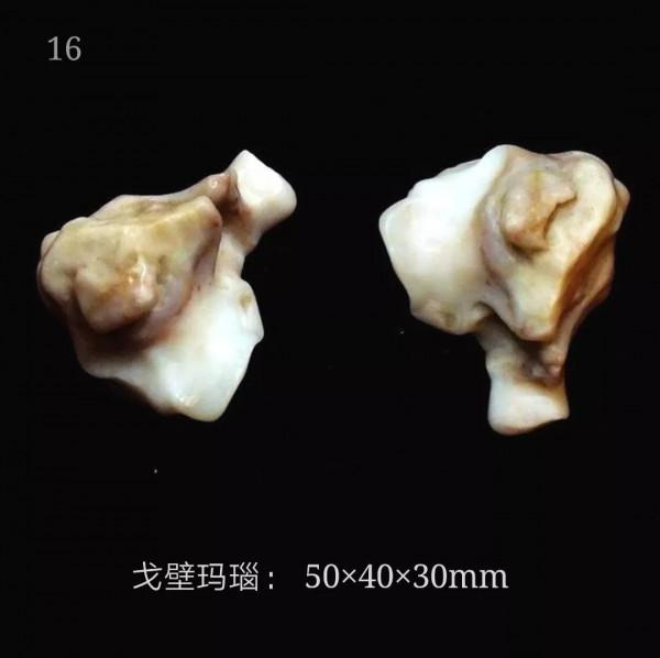 戈壁瑪瑙24圖欣賞，前12圖為十二肖頭像：