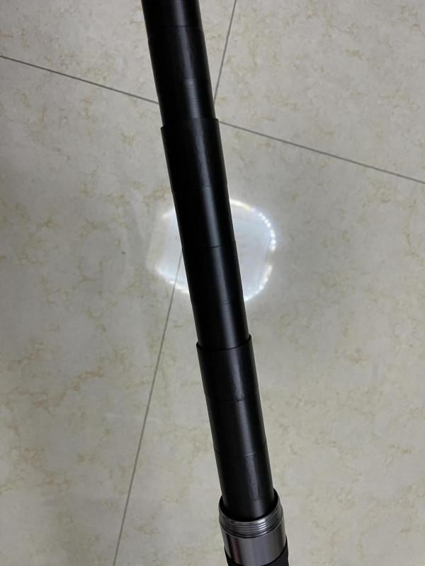 天氣冷了，傳統魚竿玩起來了