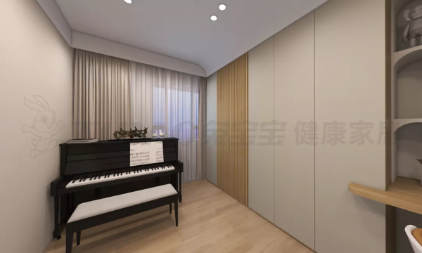 186㎡日式風清新四居室，吊頂與埡口的細節設計也太好看了吧