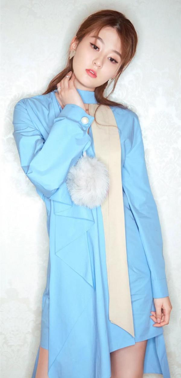 喬欣，膚白貌美的她，妥妥的氣質女神