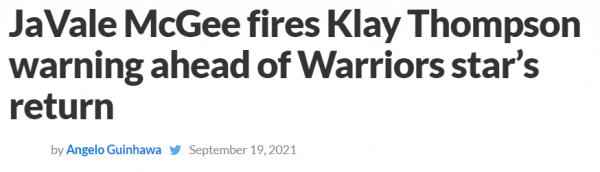 克萊餘威猶在？勇士奪冠賠率排第4，麥基：他首月防守端會很掙扎