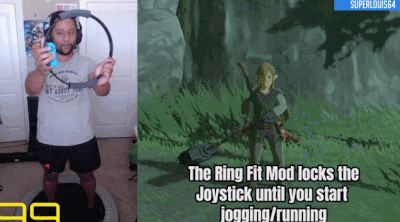 為了用健身環速通曠野之息，她經歷了一場17小時的馬拉松之旅