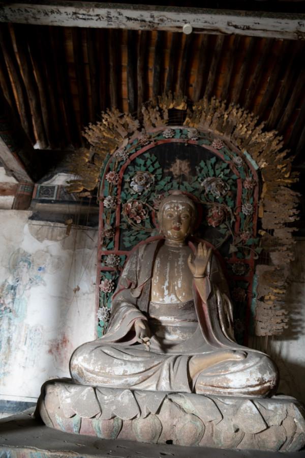 鎮國寺，山西古建築的代表，還可以看雕塑