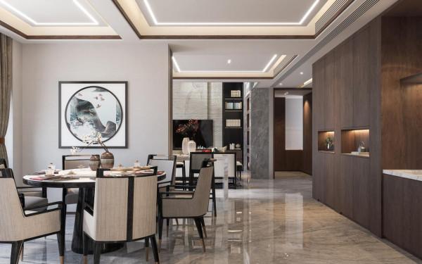 260㎡新中式風，柔美復古的東方美，在含蓄中綻放精髓