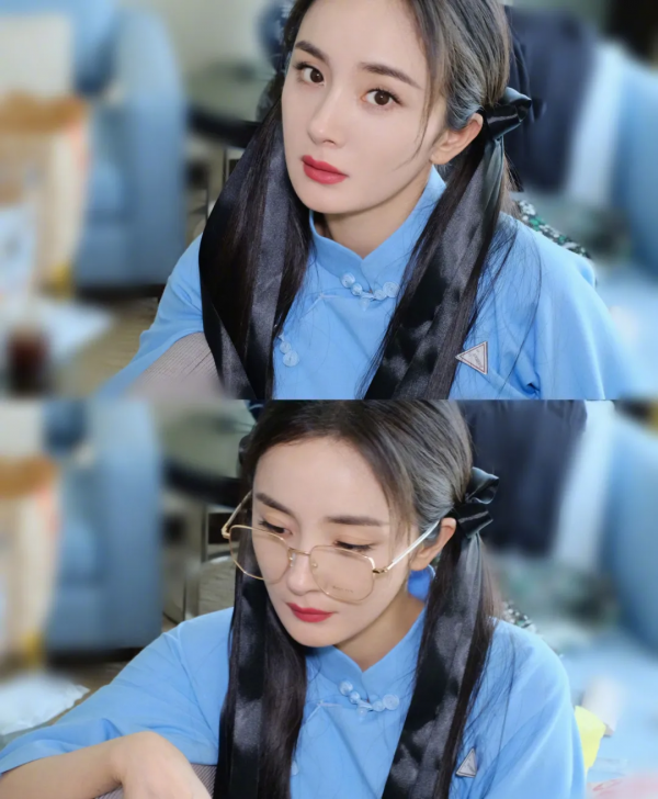 好少女！楊冪的新發型也太適合春日踏青了吧