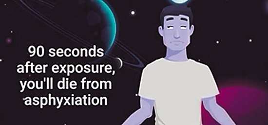 唯一一次宇航員在太空死亡,肺部炸裂、體液蒸發、40秒內窒息而亡 唯一一次宇航員在太空死亡,肺部炸裂、體液蒸發、40秒內窒息而亡