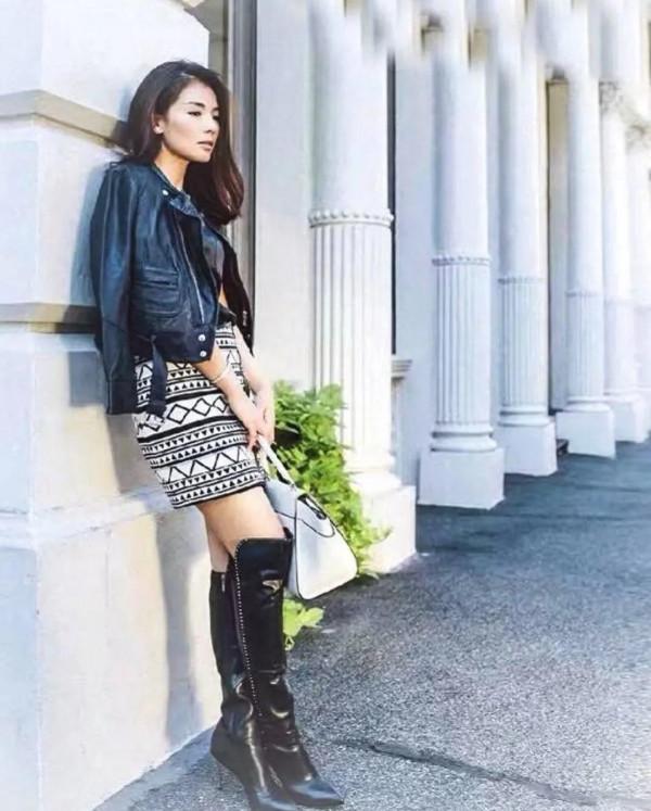 有網友給出：秋冬季穿長筒靴的五朵金花，你認為那個最好看？