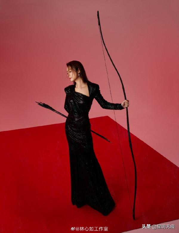 林心如新春雜誌大片 面容姣好面板緊緻46歲狀態佳