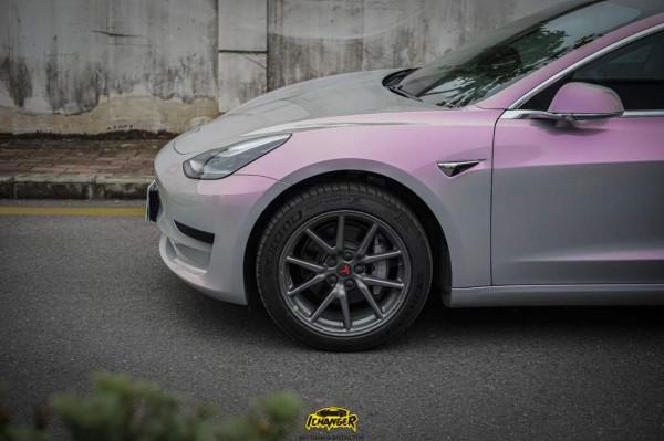 特斯拉MODEL3汽車Ichanger（ICR）改變者改色膜夢幻火山灰