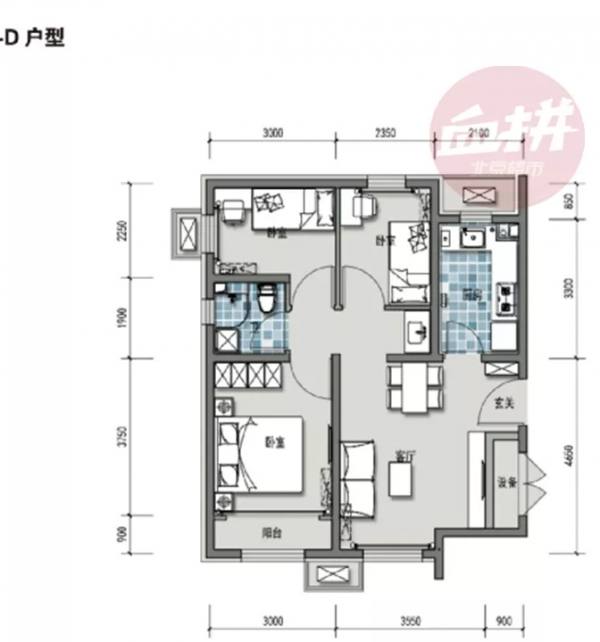 均價4&period;3萬&sol;平，三環共有產權房之光戶型圖曝光！最小兩居僅319套
