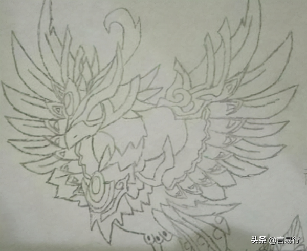 古代神獸商羊 一足鳥伴水而生招大雨 吉祥吉兆