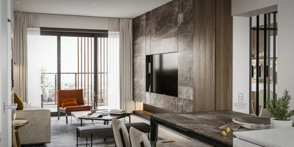 大理石背景牆成為當代年輕人的首選，氣質真的不錯