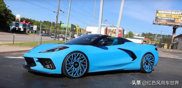 克爾維特 C8 Rapid Blue搭配FORGIATO輪轂 看起來不錯 克爾維特 C8 Rapid Blue搭配FORGIATO輪轂 看起來不錯