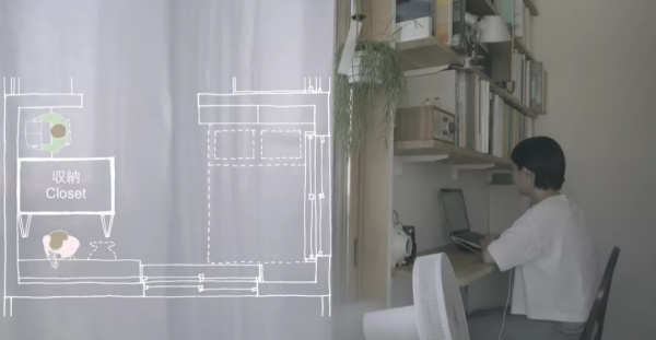 35㎡老破小爆改神作！裝下兩個書房、植物園、三分離衛生間