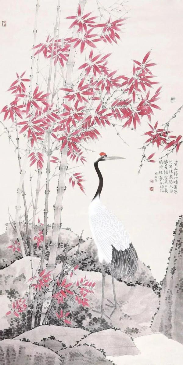 名家莫曉松工筆畫，精美絕倫