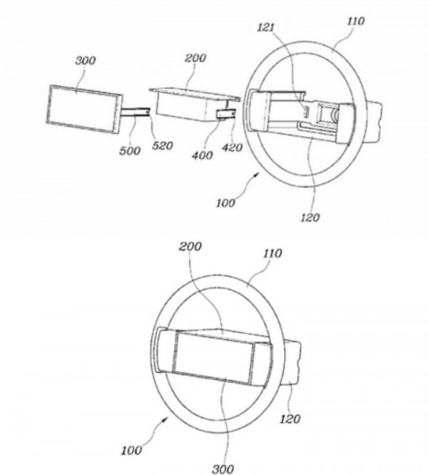 以後連方向盤中間都塞熒幕,專利曝光 以後連方向盤中間都塞熒幕,專利曝光