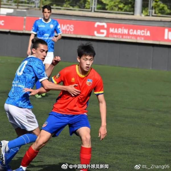 「出場」海外球員張笑晨在西班牙已經打進五球