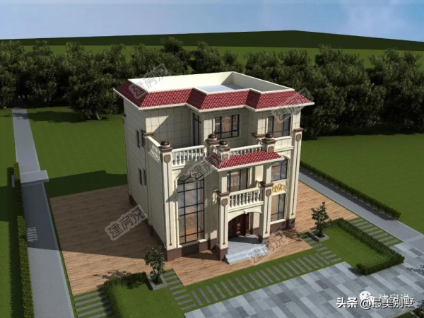 佔地122平的別墅，村裡人都搶著建，果斷收藏了等有錢就建一棟